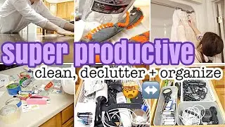 SUPER PRODUCTIVE CLEAN, DECLUTTER AND ORGANIZE 2021 / EXTREME SPEED CLEANING/BIG TIME CLEAN WITH ME