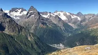 Dombai is one of the most beautiful places in the Caucasus