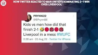 How Internet reacted to Manchester United's dominating 2-1 win over Liverpool 🔴