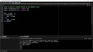 gcd in python