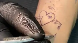 TATUAJE temporal con bolígrafo FACIL de hacer en casa ❤️