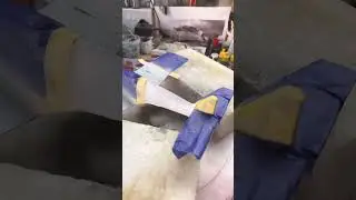 1/48 Spitfire Invasion stripes going down