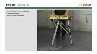 Træning: Arbejdsbord PWB 600