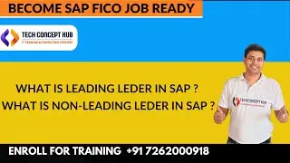 What is leading ledger and non leading ledger in sap? What is new GL in SAP? Best sap fico training