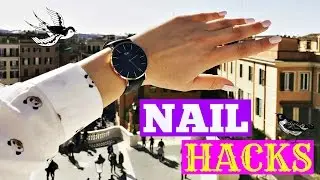 NAIL HACKS Every GIRL NEEDS To Know ♡ 8 tips