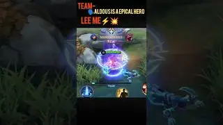 THEY SAID EPICAL HERO LATER THEY'RE CLAPPING #mobilelegends #youtubeshorts #shorts #youtube #short