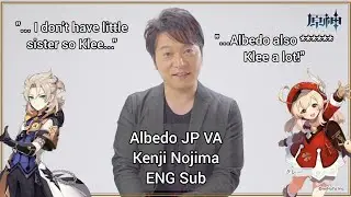 Albedo JP VA Interview (Kenji Nojima) | Genshin Impact [ENG Sub]