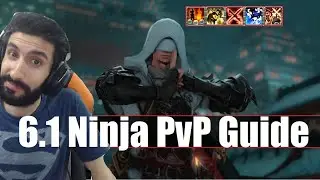 FFXIV - 6.1 Ninja PvP Detailed Guide - Combos, Flank/Roaming, Assassinations, Carrying With Seiton.