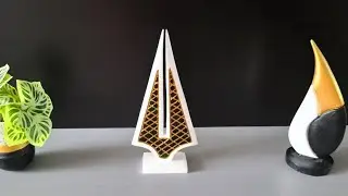 Easy DIY sculpture making idea. Beautiful DIY home decor sculpture
