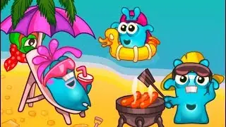 СУПЕР СЕМЕЙКА Часть # 4 ПОБЕДА и ОТПУСК -  Мультик игра для детей