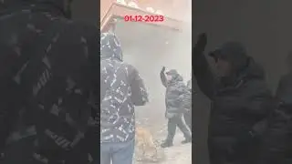 Пожар в рынке Садоводе 01-12-2023🔥🔥🔥