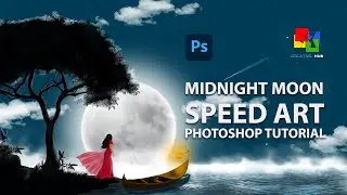 Super Moon | Photoshop | Speed Art | Time Lapse | Tutorial