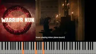 Warrior Nun Pink + White Piano Scene + TUTORİAL