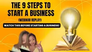 9 IMPORTANT steps to start a business (In order)