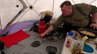 ЧАНЫ! ПРЕДНОВОГОДНИЙ ВЫЕЗД 2024! ОПЯТЬ СИЛЬНЫЙ ВЕТЕР И СЛОМ ПОГОДЫ, НО РЫБАЛКА СОСТОЯЛАСЬ!