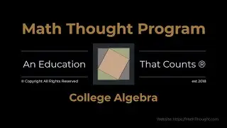 [College Algebra] - Lesson 09 - Multiplying and Dividing Radicals