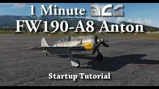 1 Minute DCS - FW190-A8 Anton - Startup Tutorial