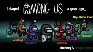 I played among us with splatubers a year ago...