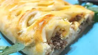Сытный и очень вкусный пирог! Кулебяка!