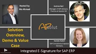Apsolut E-Signature with Docusign - Integrated Digital Signature solution across SAP solutions