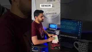 Junior Developer vs Senior Software Engineer! #shortsviral #shortvideo #viral #comedy