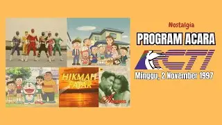 RCTI Program Schedule, Sunday, November 2, 1997