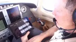 Bruce Dickinson flying Eclipse Jet Makes Test Fllght with New RocketRoute iPad App