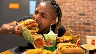 eating everything in japanese burger king