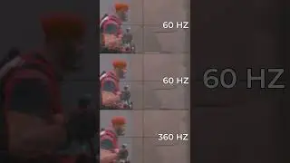 60Hz vs 360Hz - os HERTZ do monitor realmente fazem diferença ? 