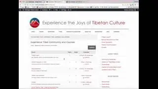 Experience Tibet Community: Start Here Video of Pro Tips for Using the Community