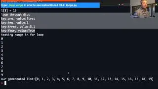 Python Basics - Loops Part 2, list/dictionary comprehension - Lesson 05