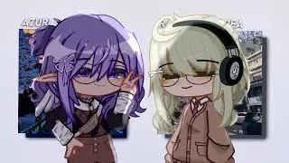 ☁︎ doing this trend but with my sister // gachaclub