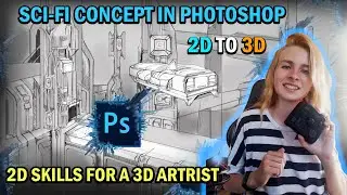 2D SKILLS for a 3D ARTIST | CONCEPT in PHOTOSHOP  TourBox Neo - the Ultimate Controller for Creators