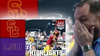 BRITS React to #23 USC vs #13 LSU | Full Game Highlights