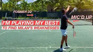 8-Game Pro Set Mic’d Up & Subsequent Coaching with Former UTR 12.6 & D2 Player