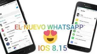 EL WHATSAPP IOS 8.15 😱EN EL 2020
