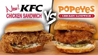 Is the New! KFC Chicken Sandwich BETTER than Popeyes?!