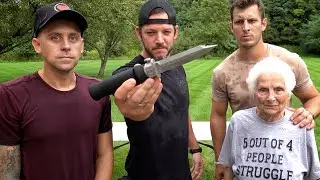 Testing CO2 Powered Knife... and I Get Tased by Granny...