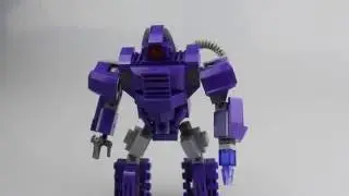 Lego Transformers - Custom G1 Shockwave Review (обзор)