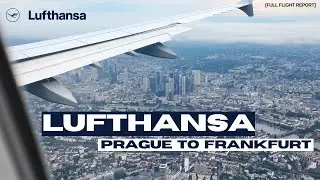 LUFTHANSA Airbus A321 Prague to Frankfurt