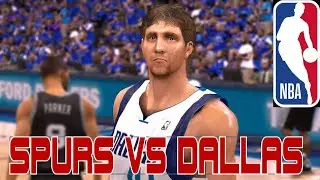 NBA 2k14 Dallas vs Spurs 