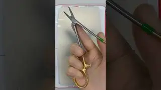 Surgical needle holder grips tutorial 