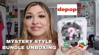 depop mystery box unboxing ♡ (ft. virtual thrift)