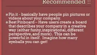Pinterest For Business Part 9