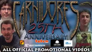 ALL CARNIVORES PROMOTIONAL VIDEOS!! Carnivores 25th anniversary