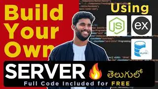 🔥Complete Backend From Scratch | NodeJS, Express & MySQL Crash Course 🔥 | REST API, Auth, DB Setup