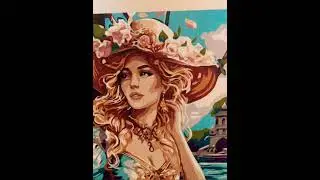 Картины закрашивания по номерам . Очередные работы моей дочери 🌺