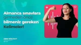 Bu kelimeler Almanca sınavlarında çıkar! | Almanca Kelime Çalışmaları Part 2