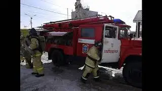 Учения пожарной безопасности в ТЦ Инза г. Благовещенск