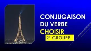 Verb "choisir" (to choose) conjugated in 8 common tenses